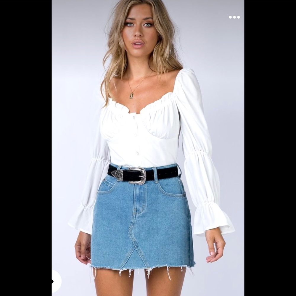 Princess Polly Hallie mini skirt size 8